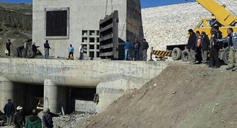completion of building houzian tank dam