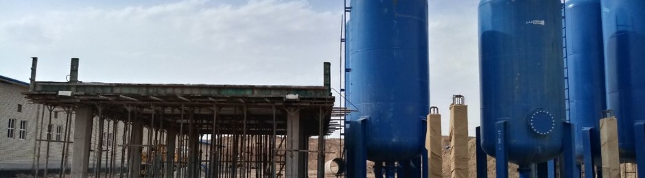 Construction of the pumping station B Sistan Plain Irrigation Project